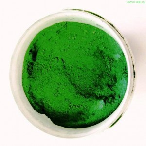 Пигмент зеленый (окись хрома) кг